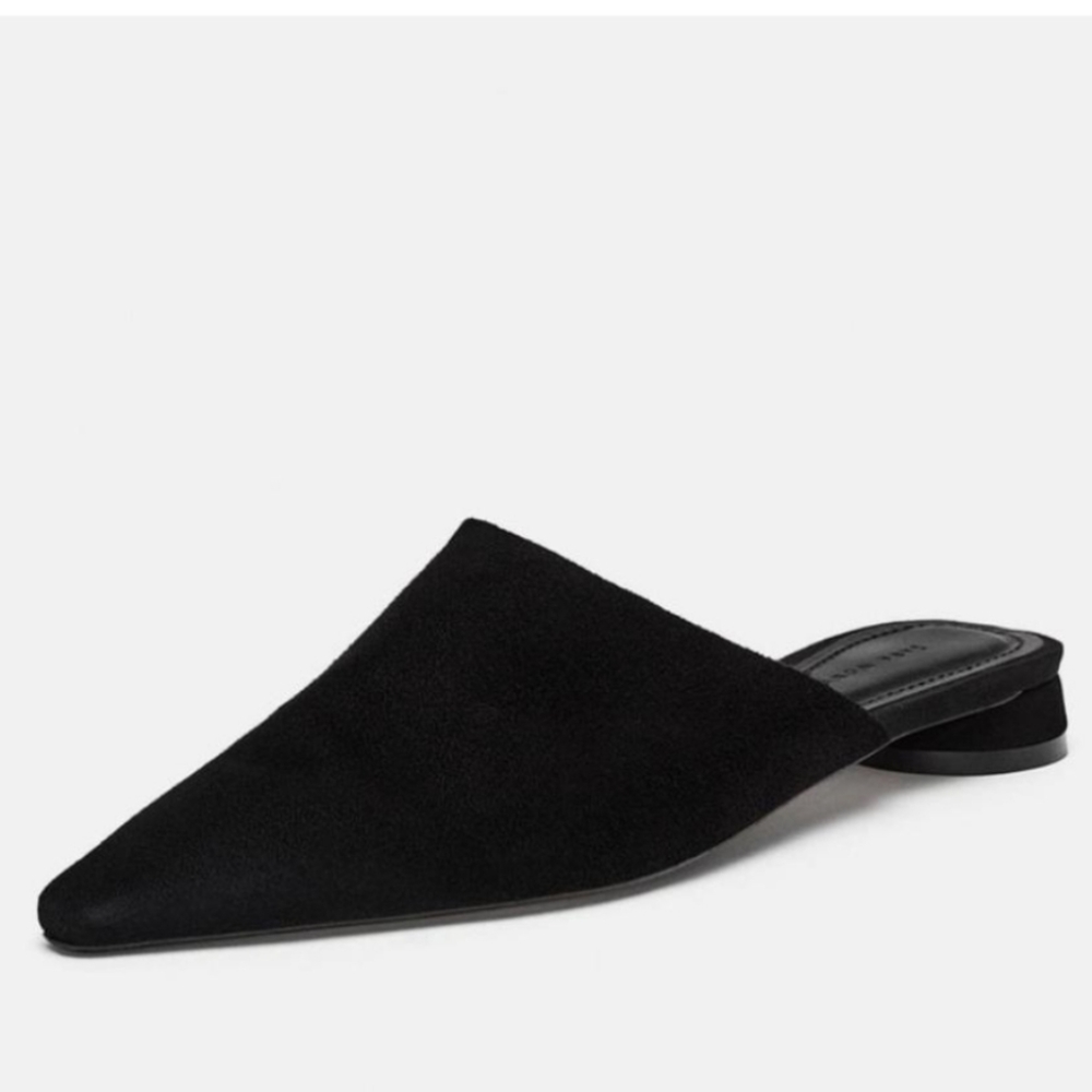 Zara Women Leather Mules - Picture 1 of 12